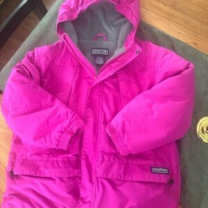 Lands End Pink winter Jacket extended (size S (8-10)
